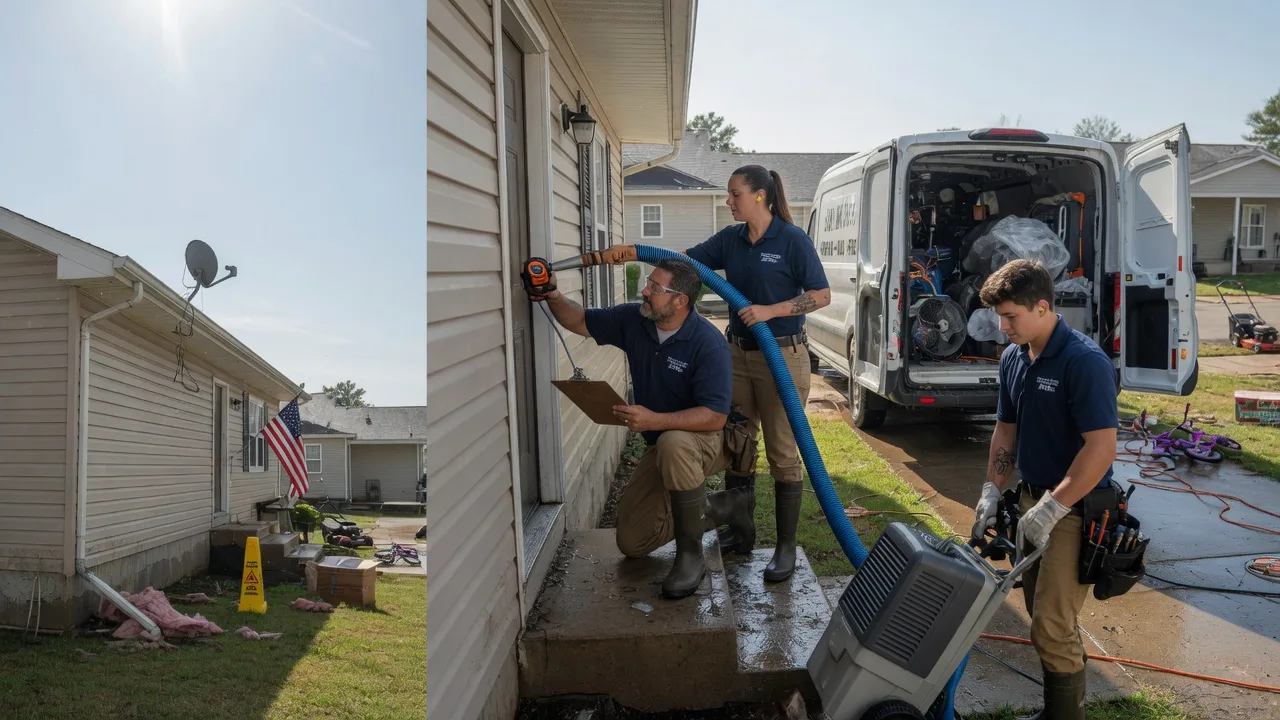 Ceiling Water Damage Restoration in Effingham, KS near me